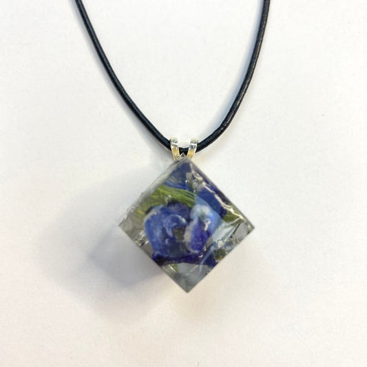 Resin Cube Pendant