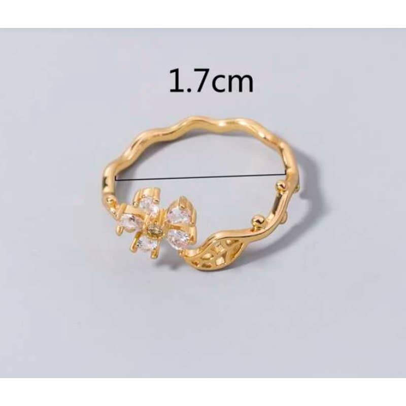 Flower Cuff Ring